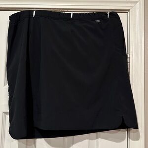 Riders by Lee on the go Black Elastic Waist Skort